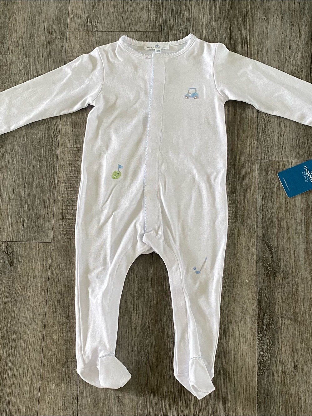 Magnolia Baby Golf Embroidered Footie (New)